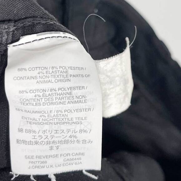 Madewell Womens 26 Black 10" High-Rise Skinny Jeans in Carbondale Wash Cotton - Picture 9 of 13